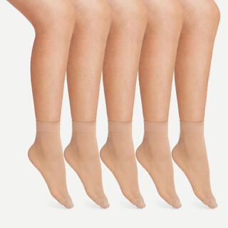 Прозрачные сетчатые носки 5 пар