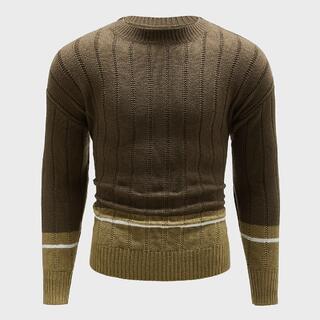 Мужской контрастный свитер